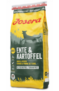 josera-ente und Kartoffel- Hundefutter